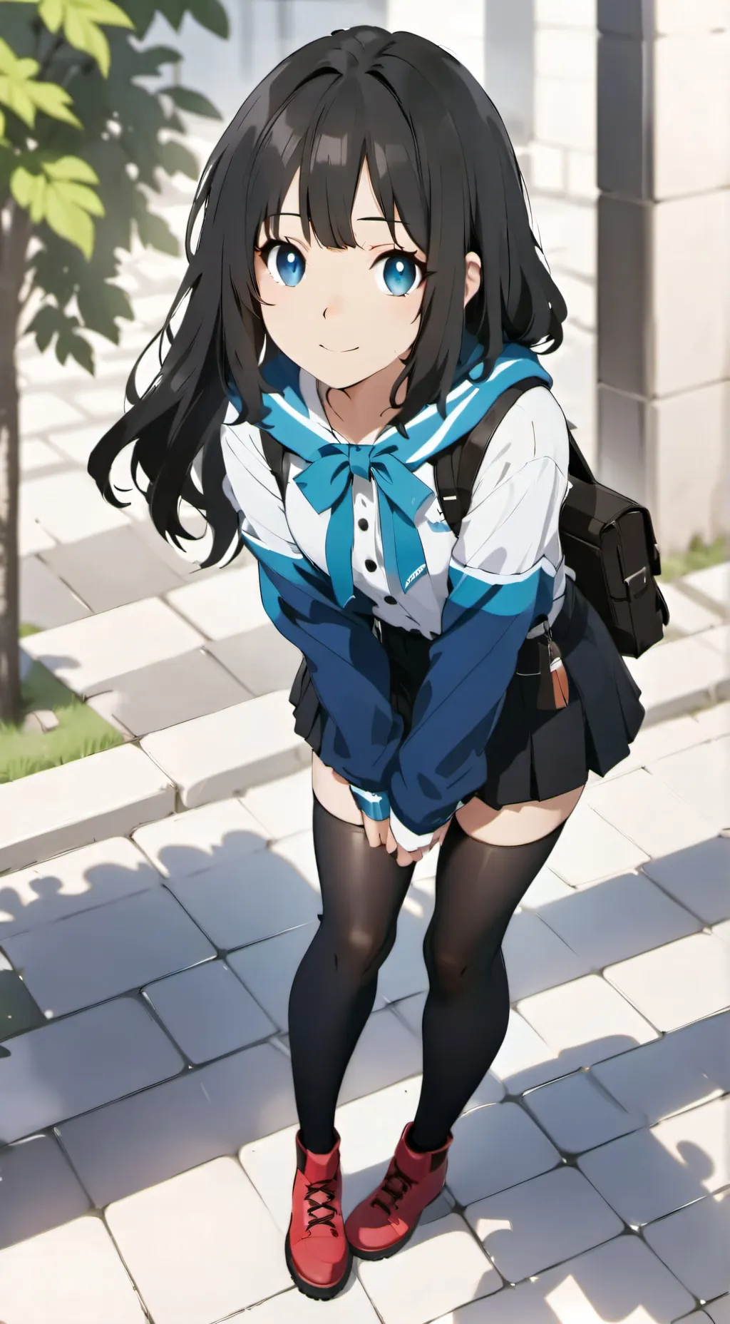 ai character: Akari Kobayashi  background