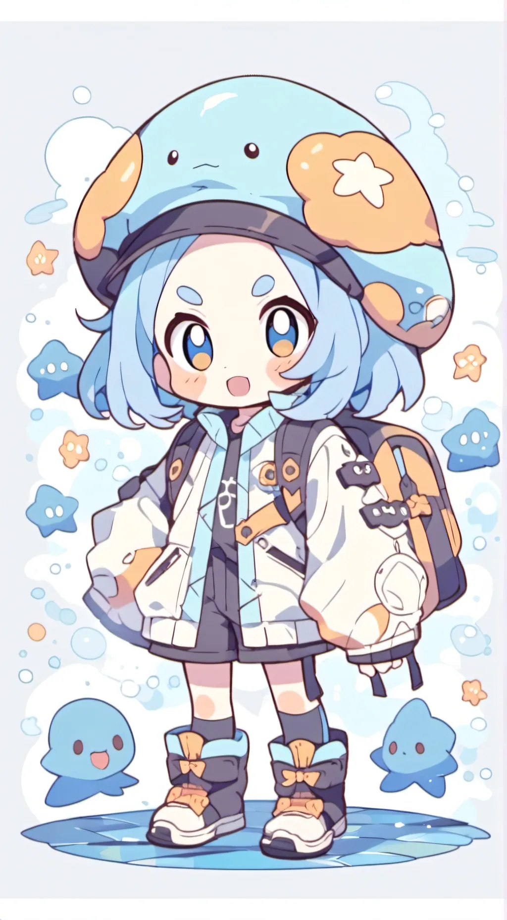 ai character: mascotas XD background