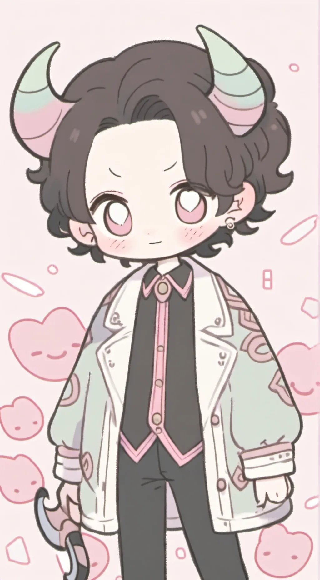 ai character: kpop demon hunters background