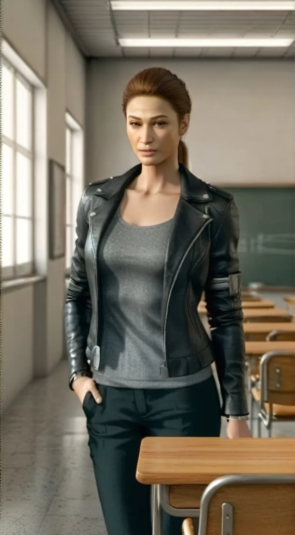 ai character: bee background