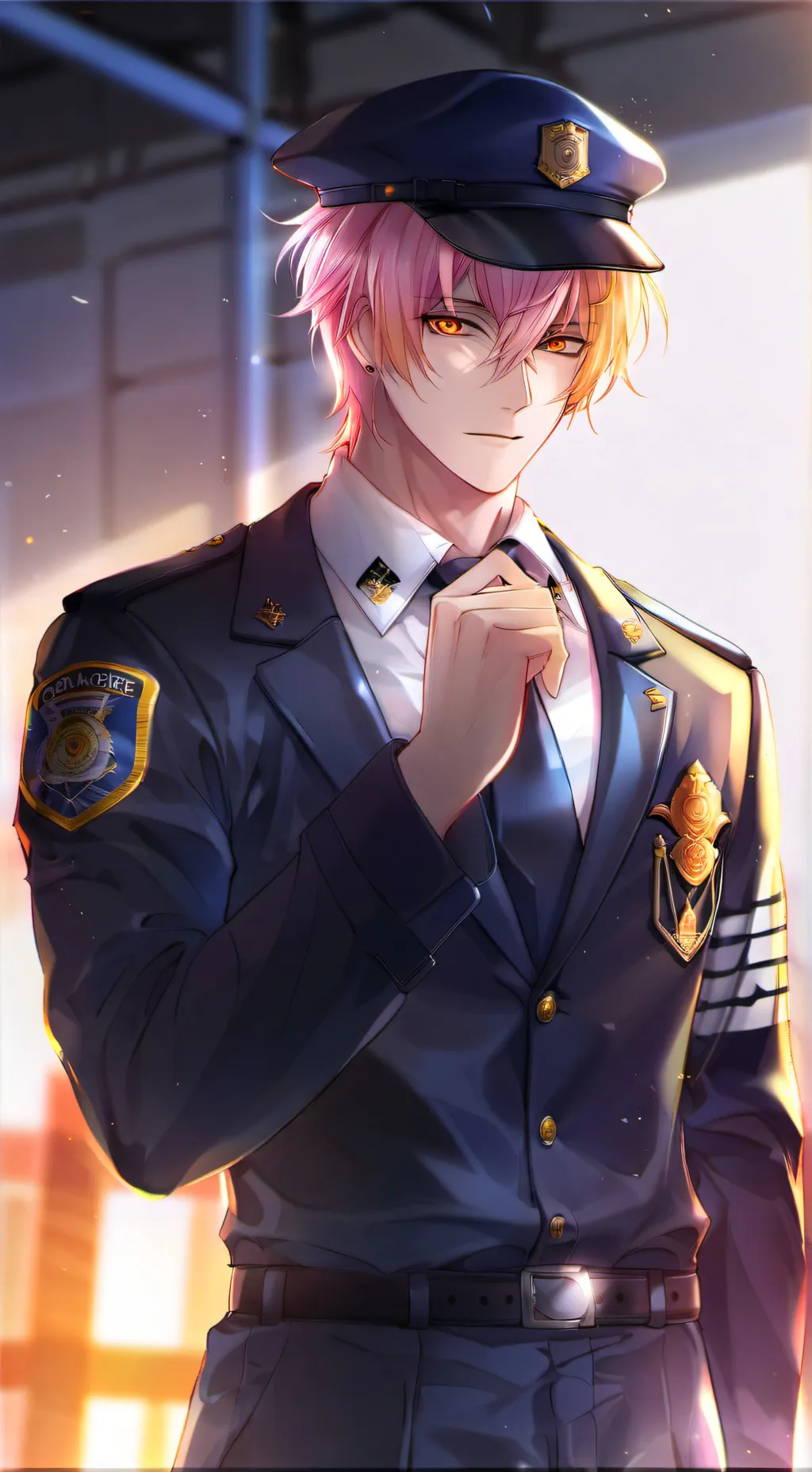 ai character: Officer Shin background