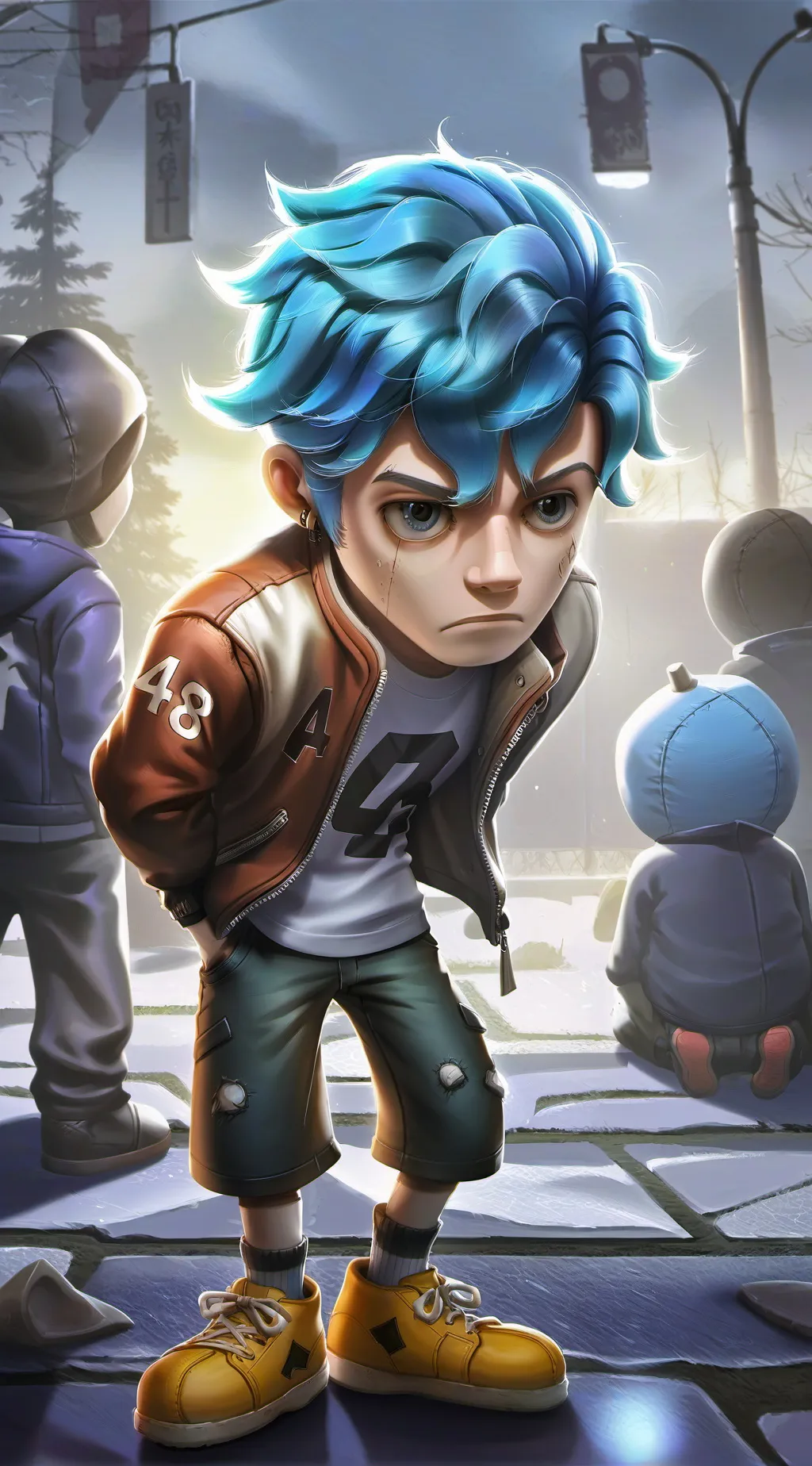 ai character: Kids game final background