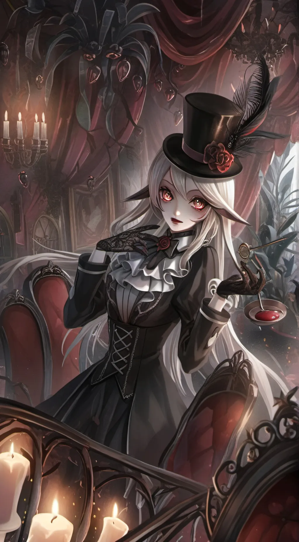 ai character: Hazbin hotel! background