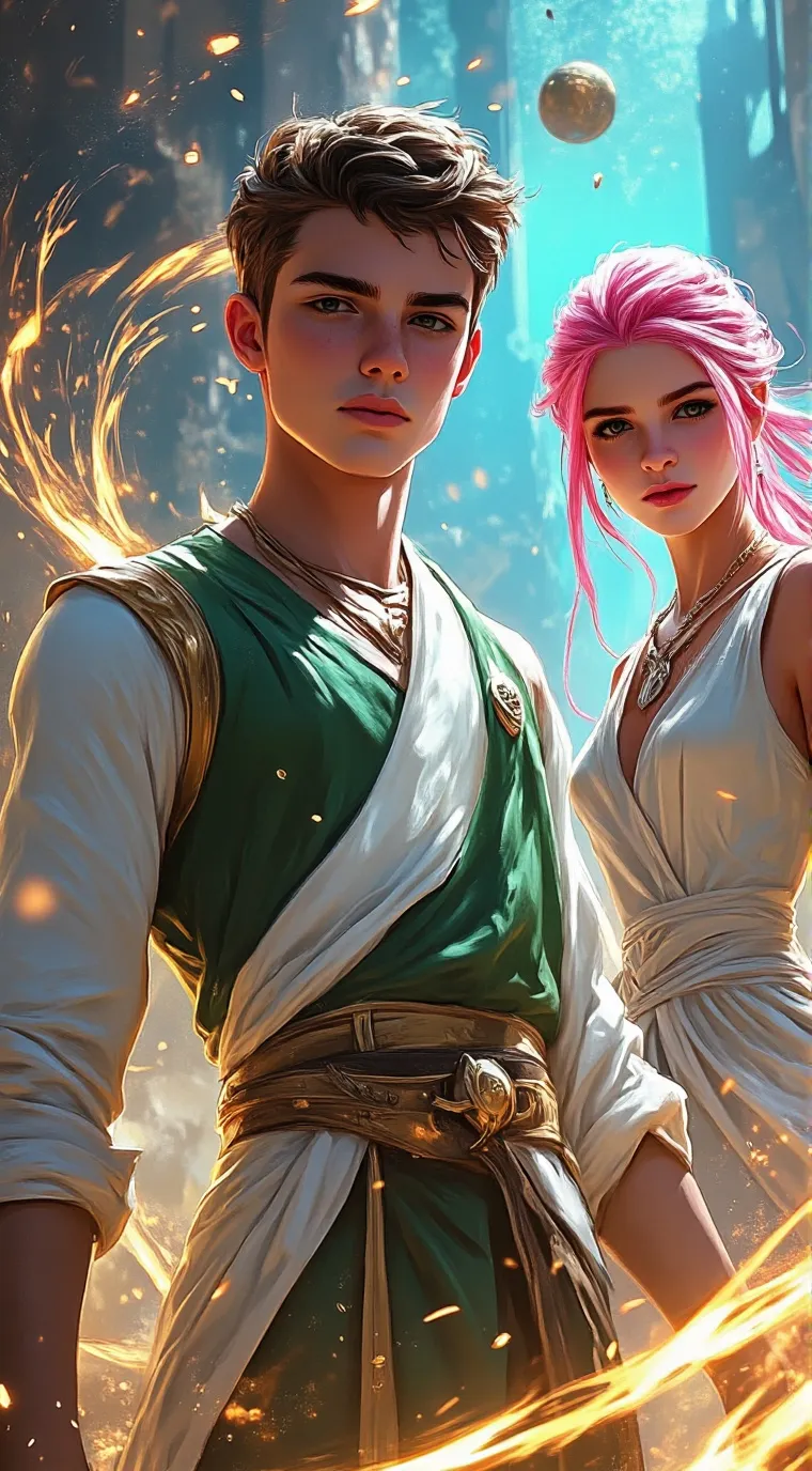 ai character: Johnny x  Daisy  background