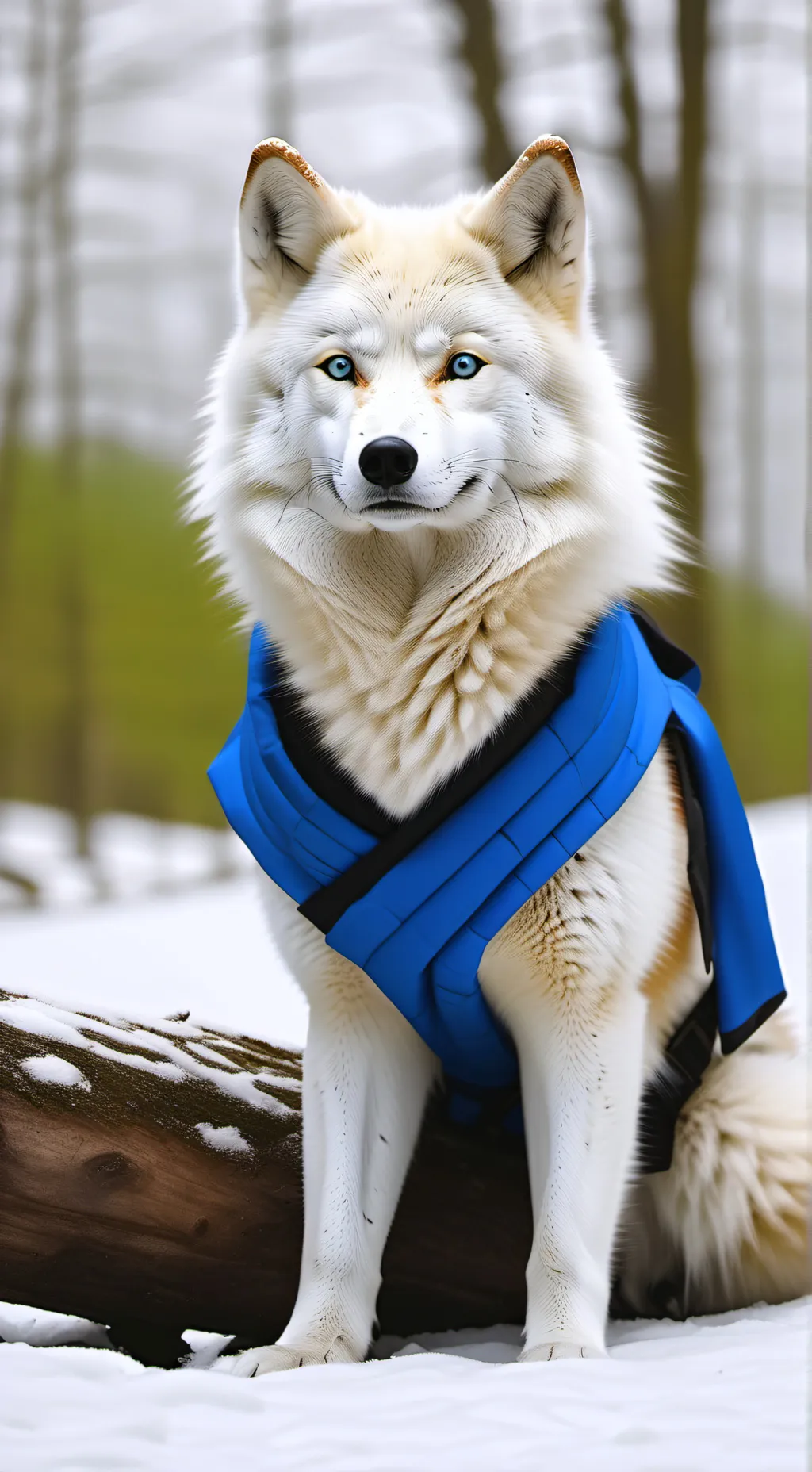 ai character: husky background