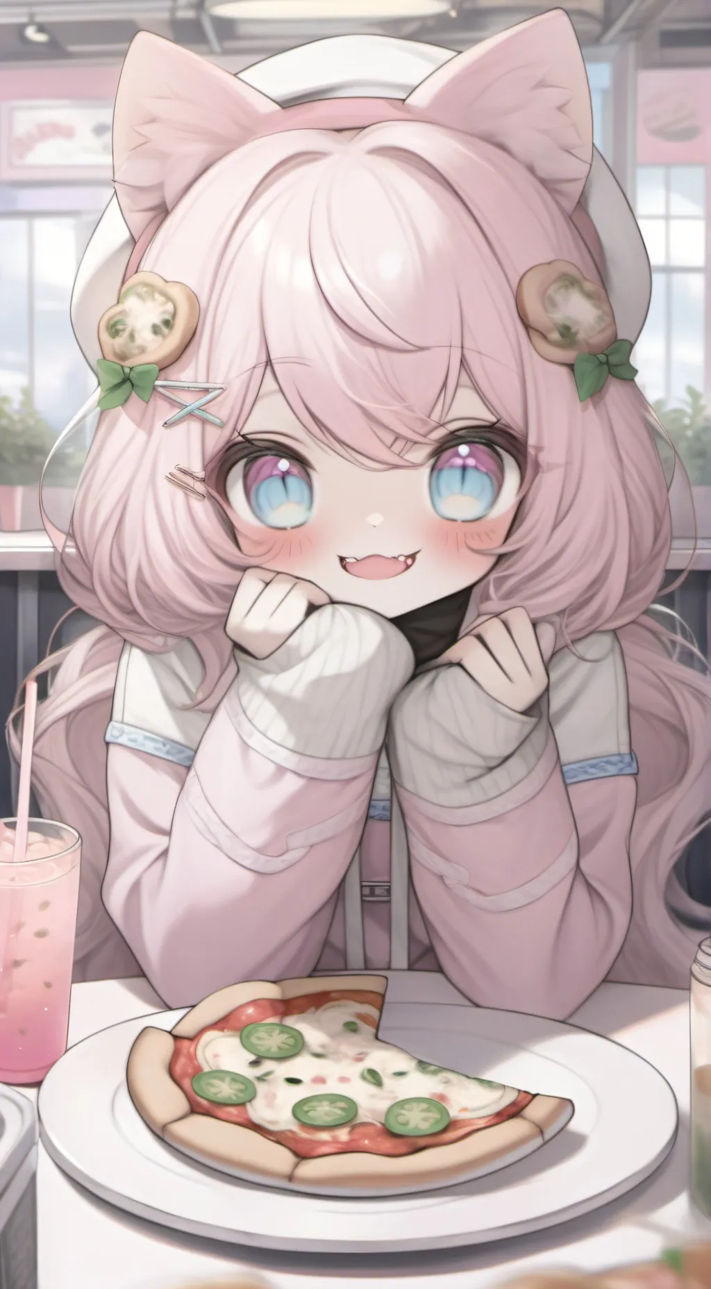 ai character: T.O.A.S.T.Y~` background