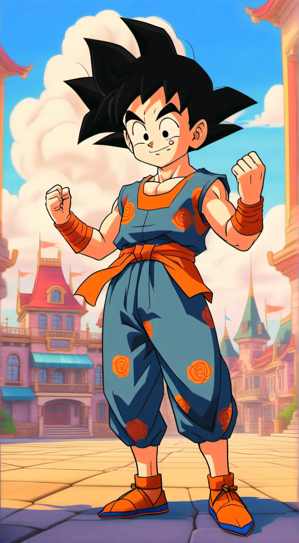 ai character: Goku it’s kind a background