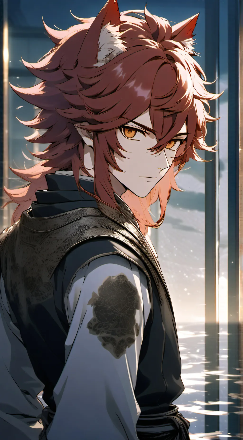 ai character: The experiment background