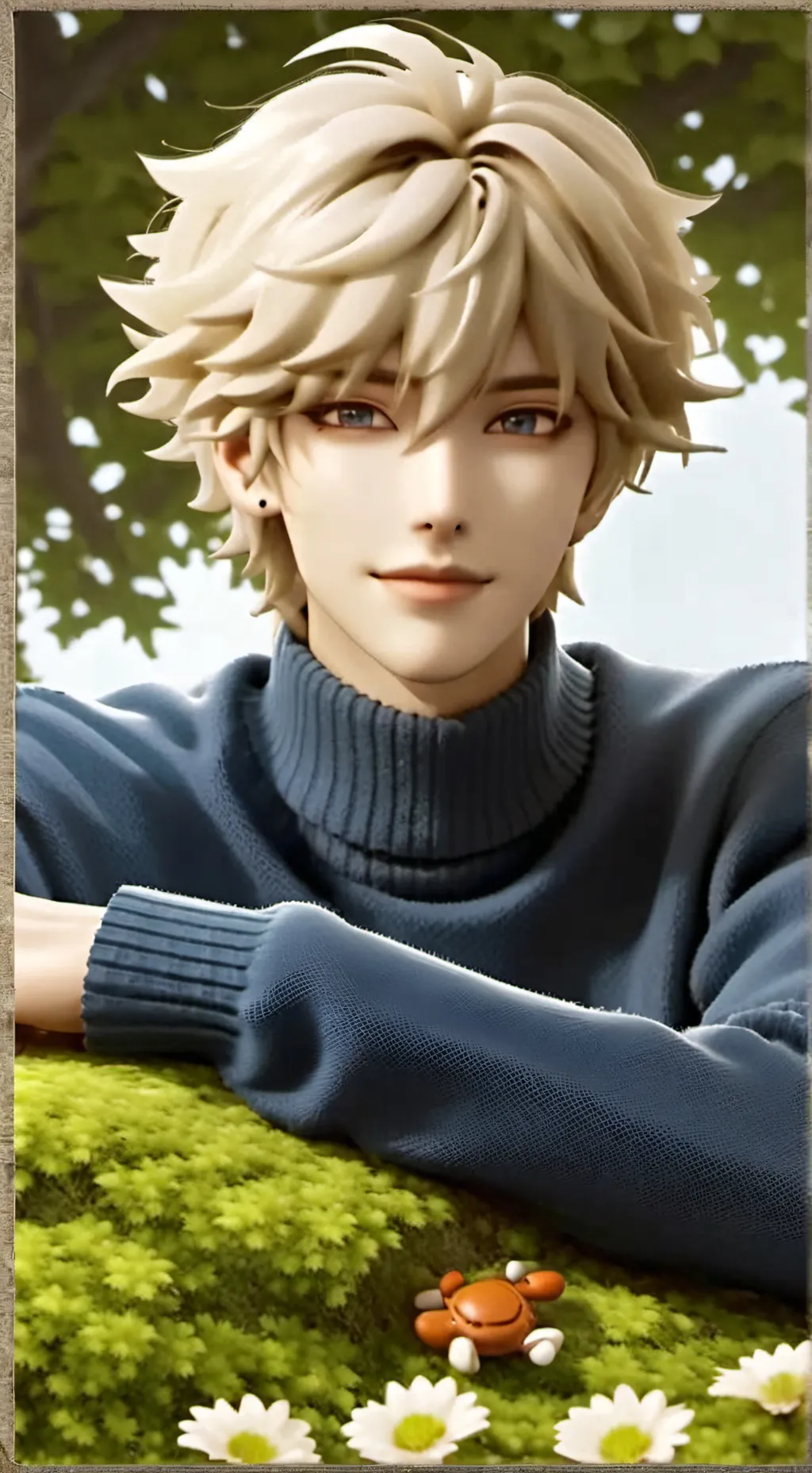 ai character: Leon background