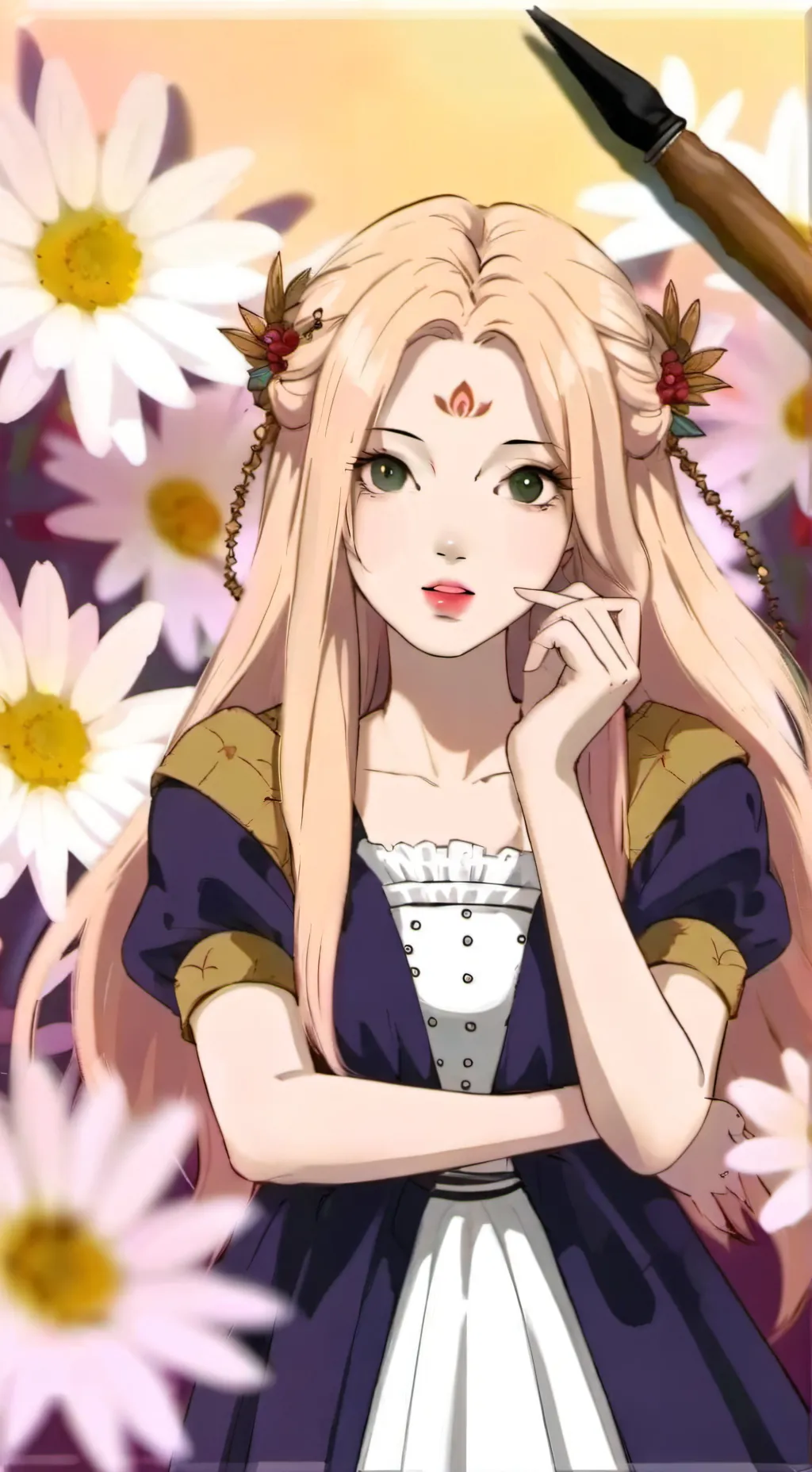 ai character: 메•Seraphine background