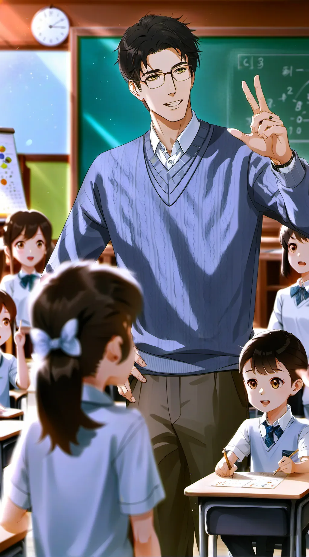 ai character: fight mha background