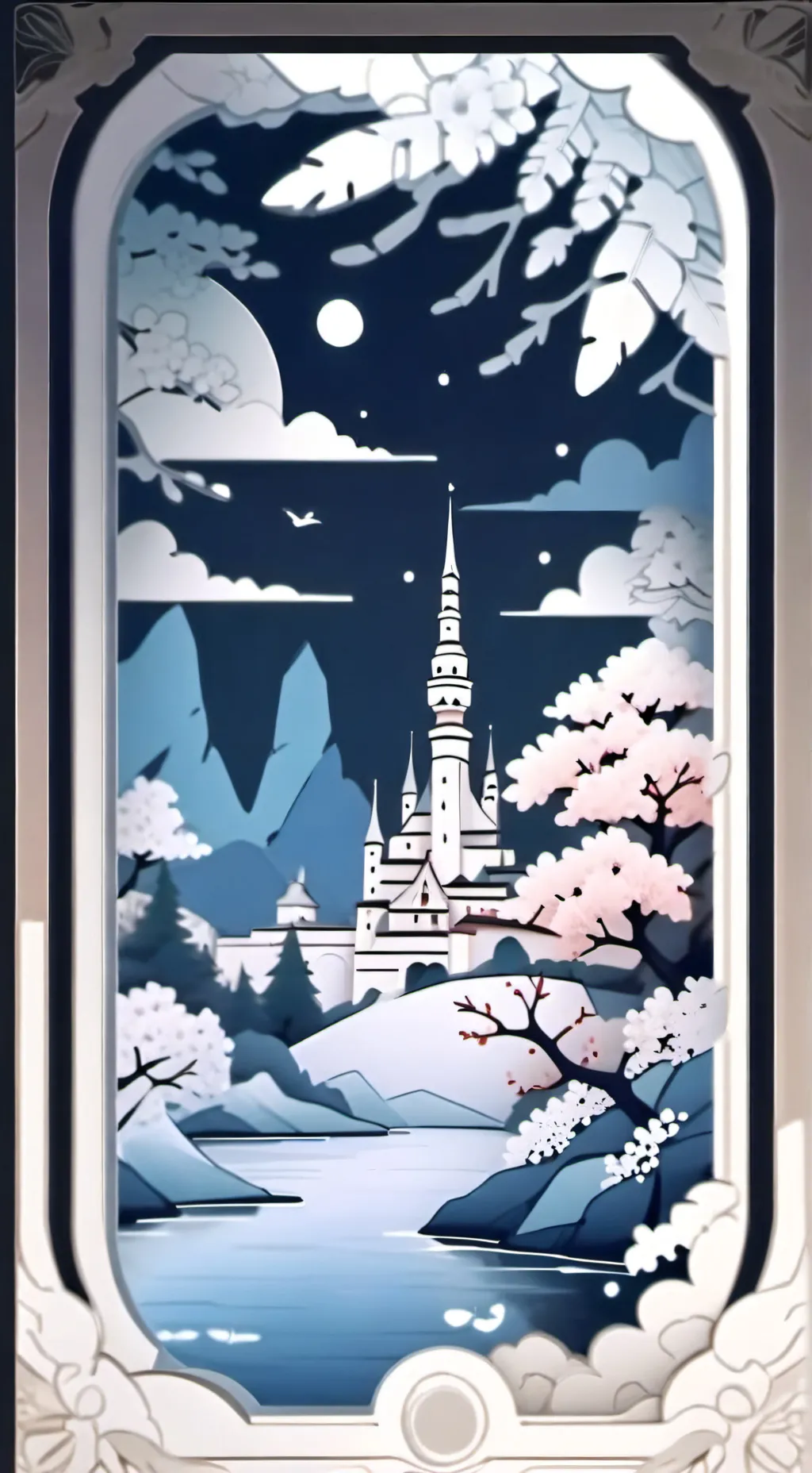 ai character: Mha piscine background