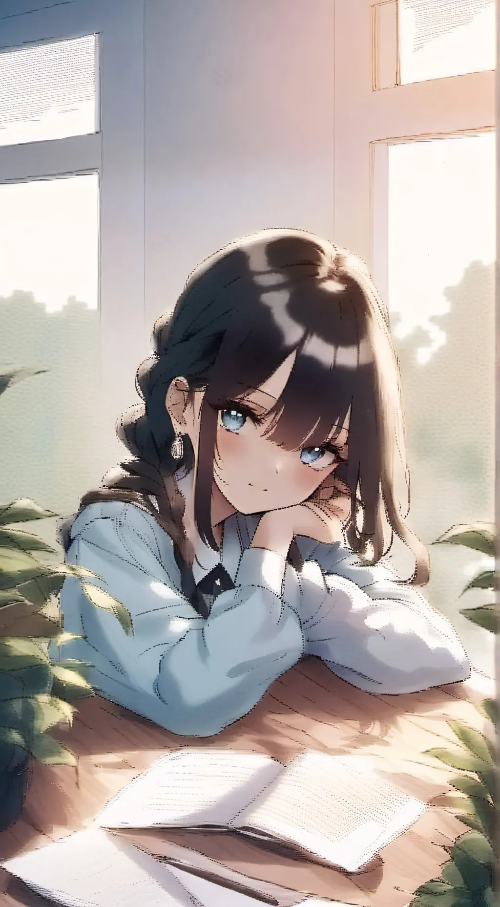 ai character: Miko background