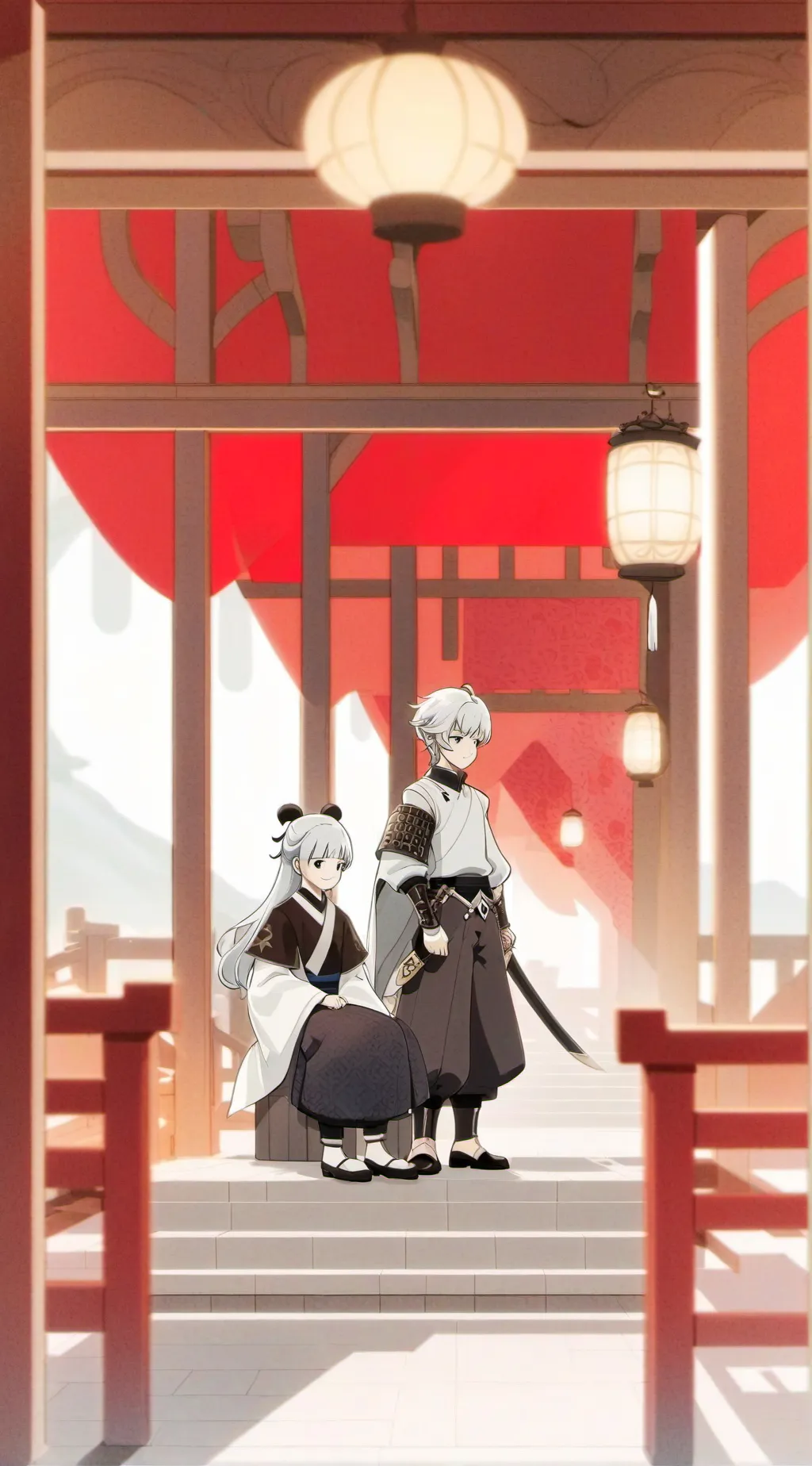 ai character: hermana de sanemi background