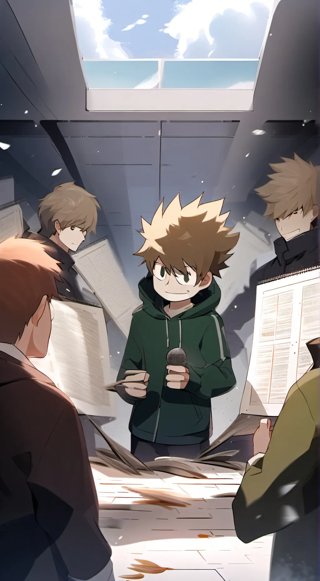 ai character: eddsworld school  background