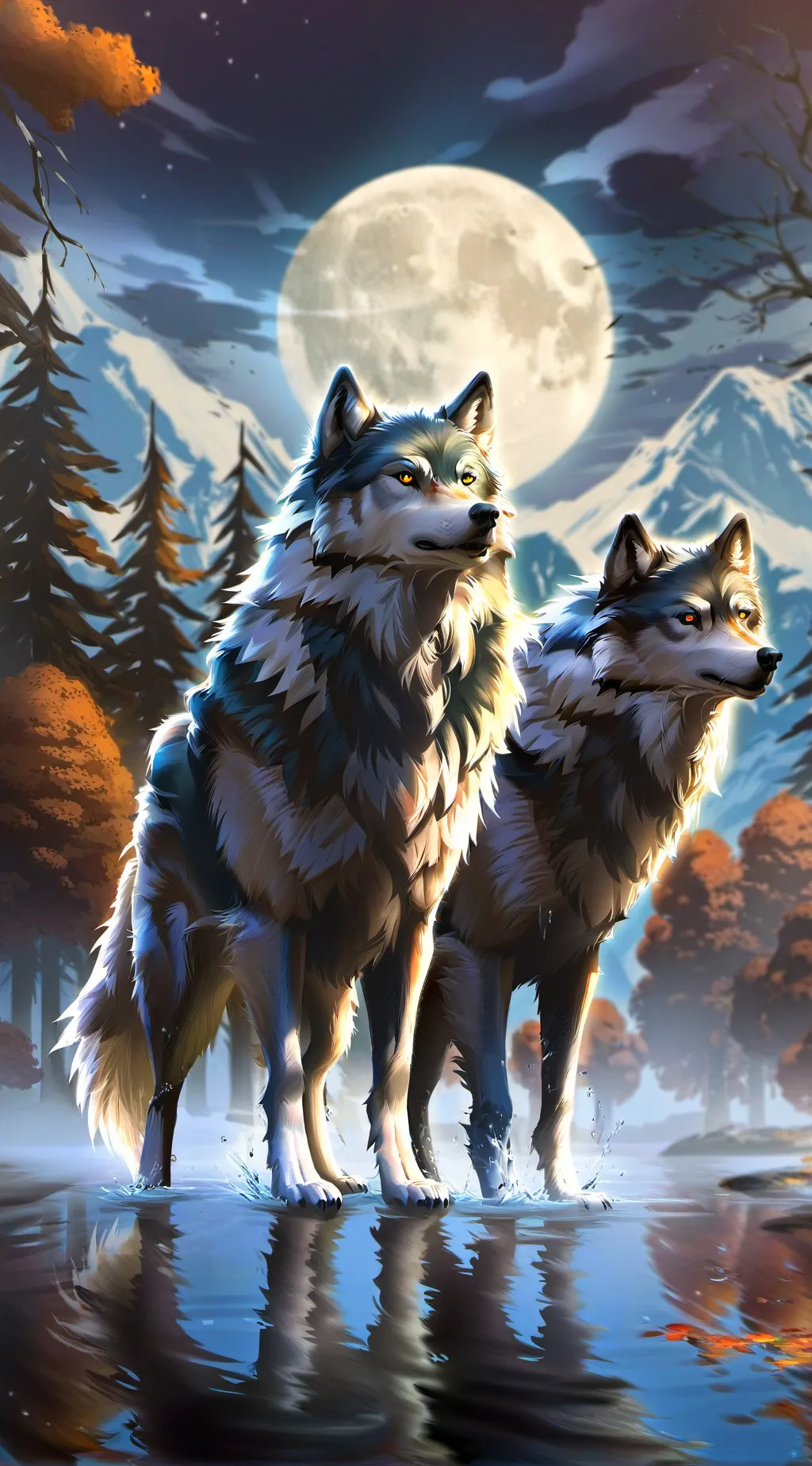 ai character: Luna background