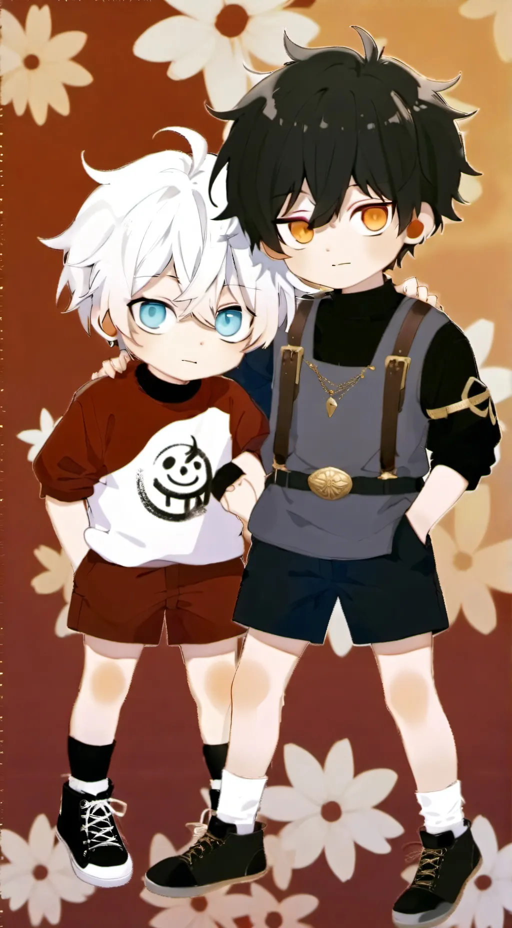 ai character: Leo & Ash background