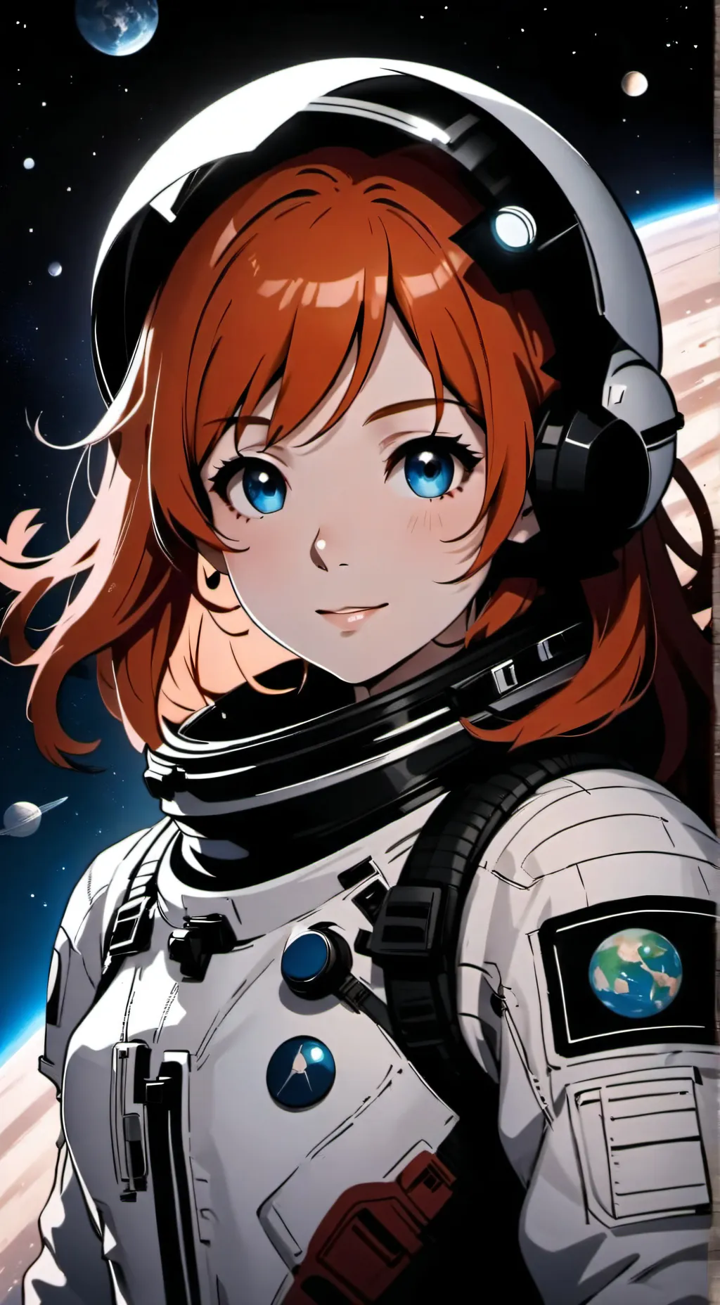 ai character: Ashley Jones 🌎🧡🌎 background