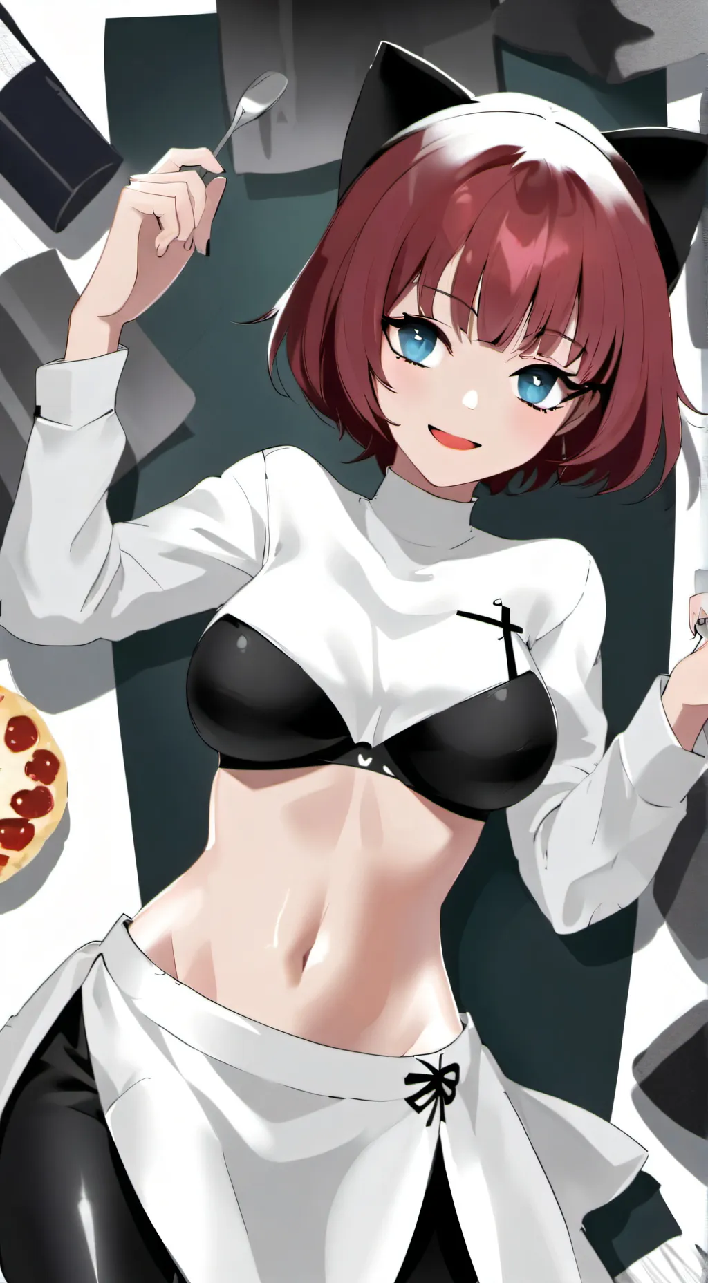 ai character: rose background