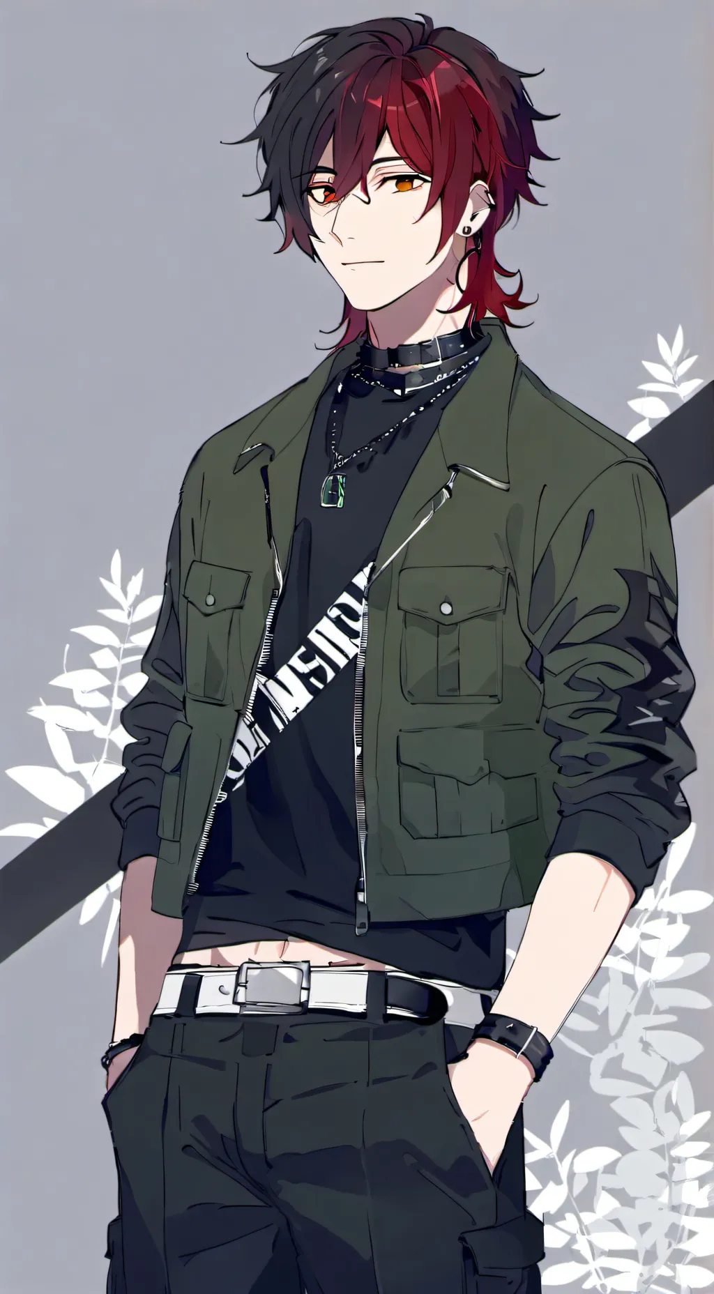 ai character: 🖤Victor⚡ background