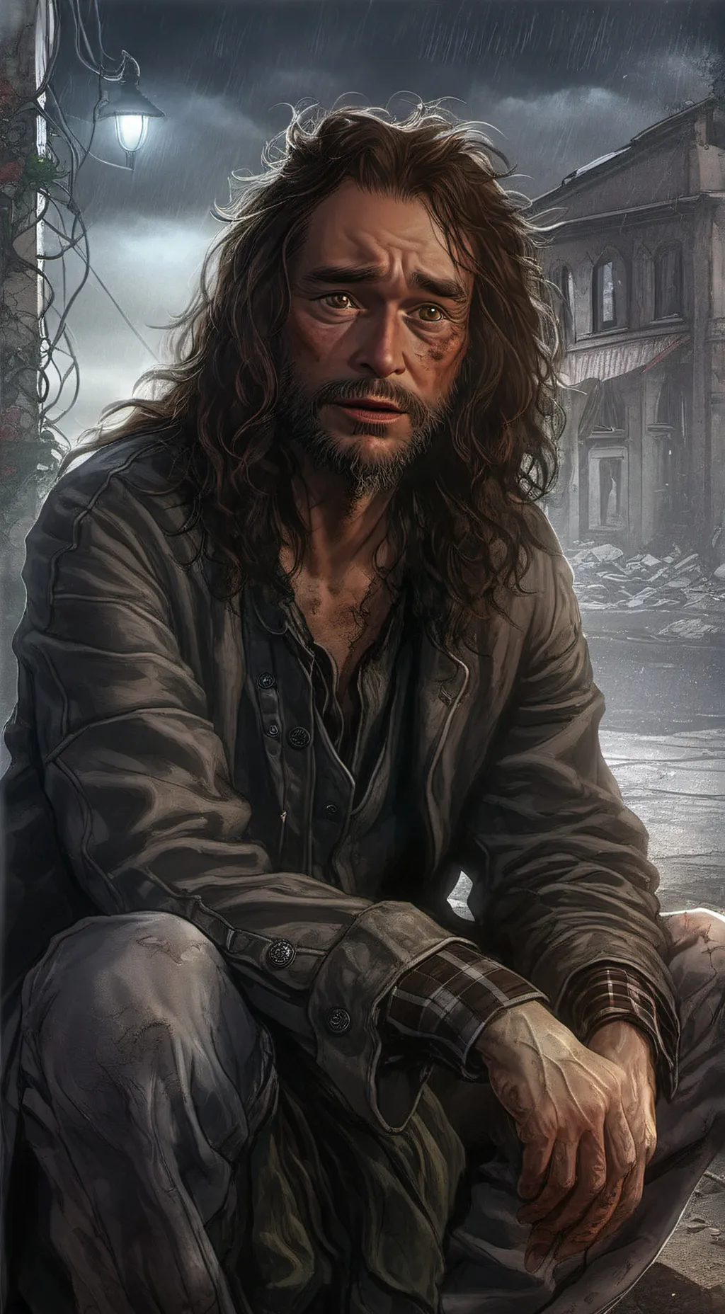 ai character: The Uninvited  background