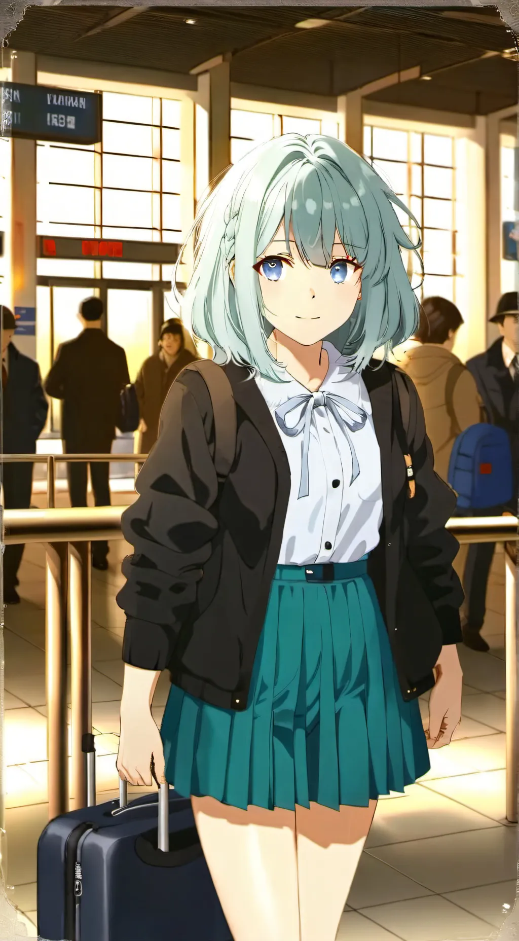 ai character: Kyouka windfelt background