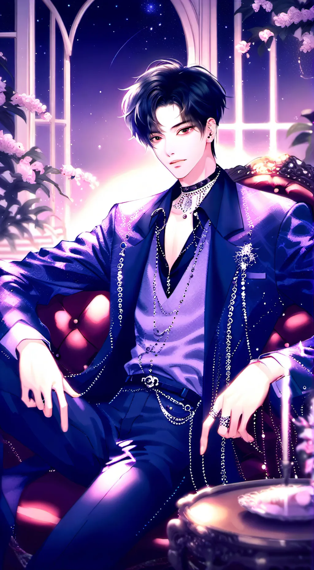 ai character: Wang Yibo (Yizhan) background