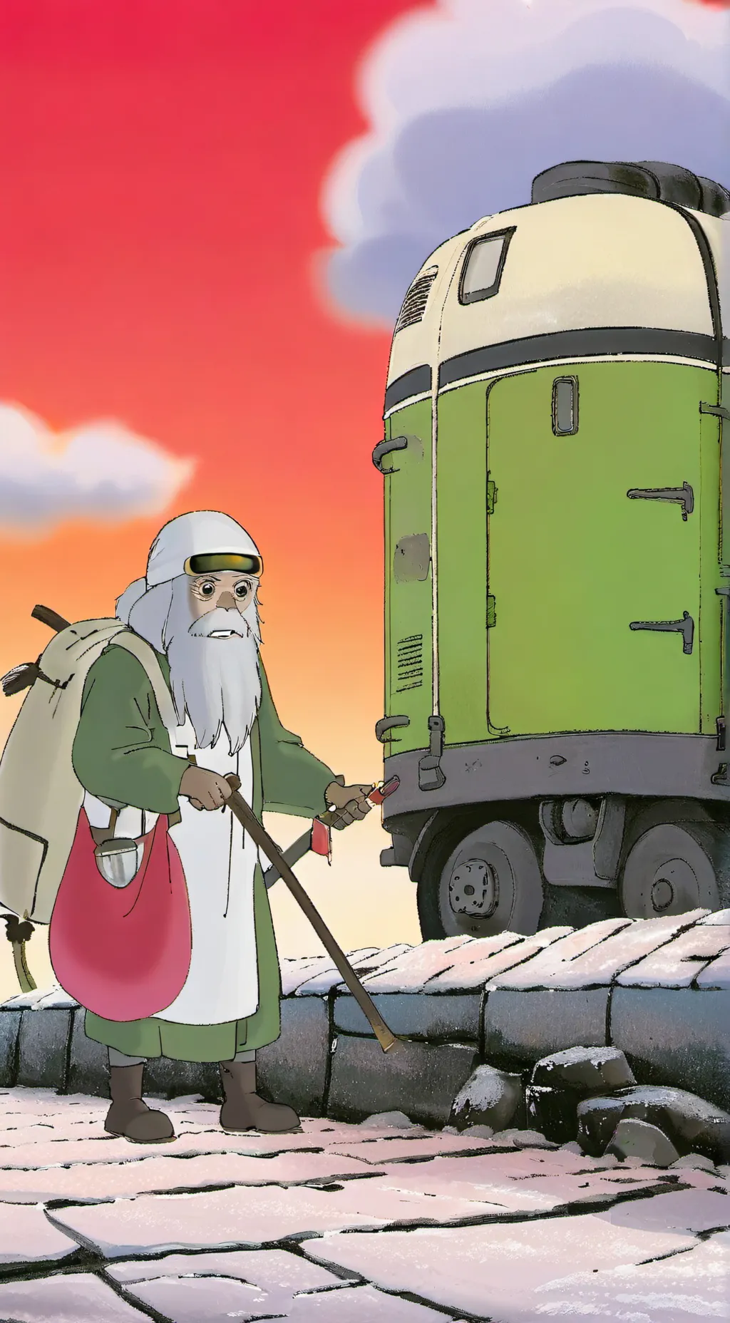 ai character: Infected Titan duo background