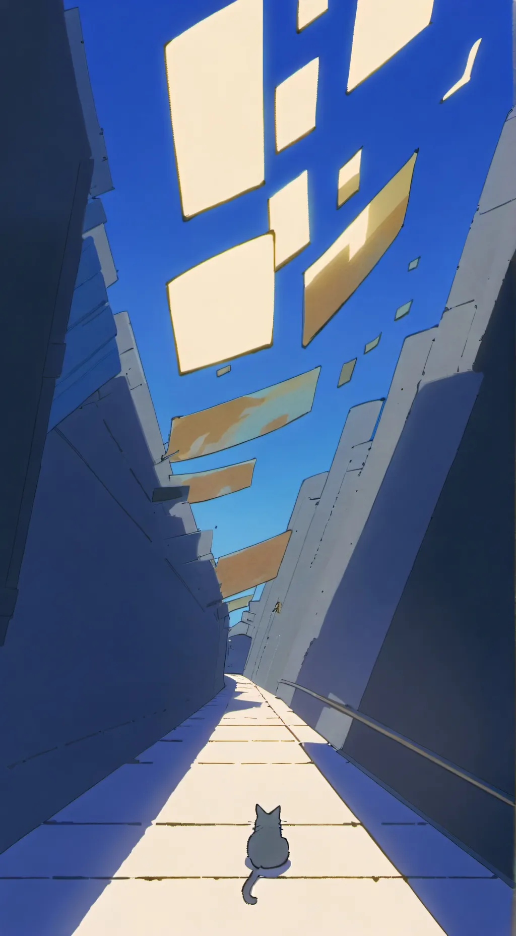 ai character: gray background