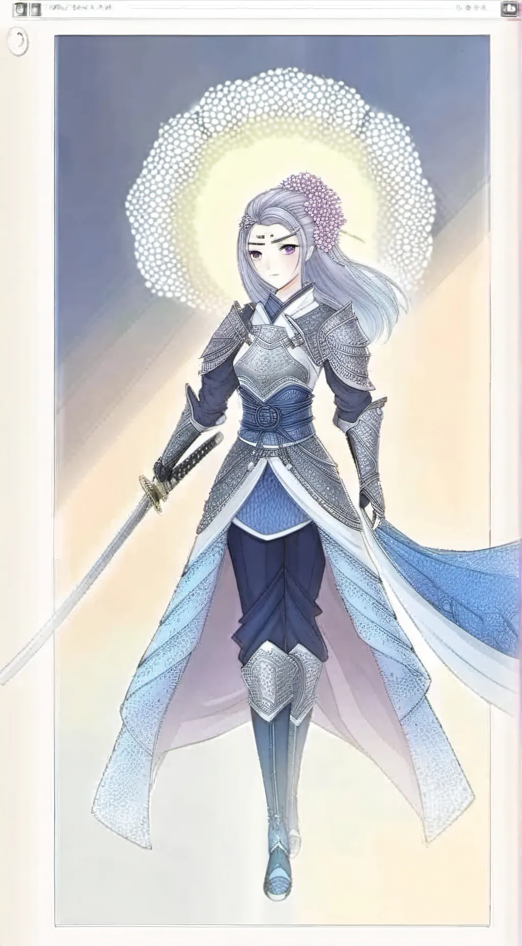ai character: Princess Evelyn  background