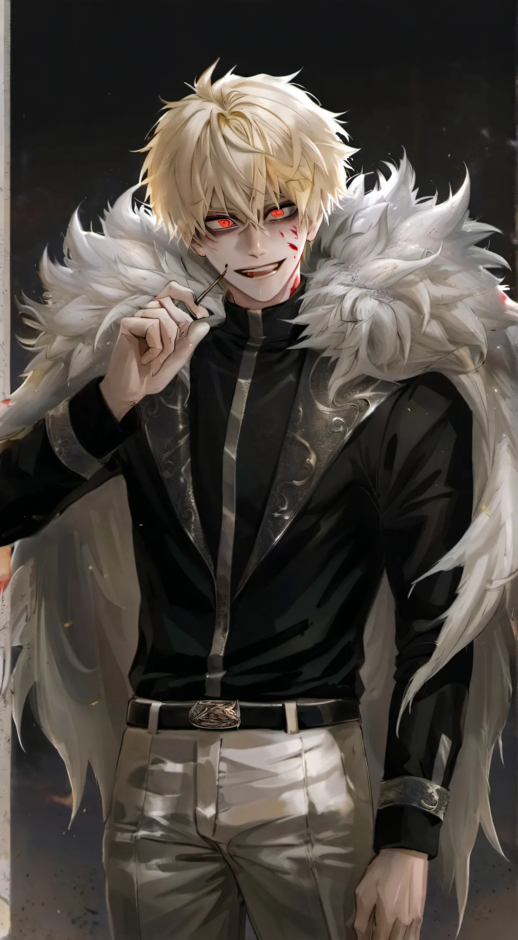 ai character: Krkmbkdk AU background