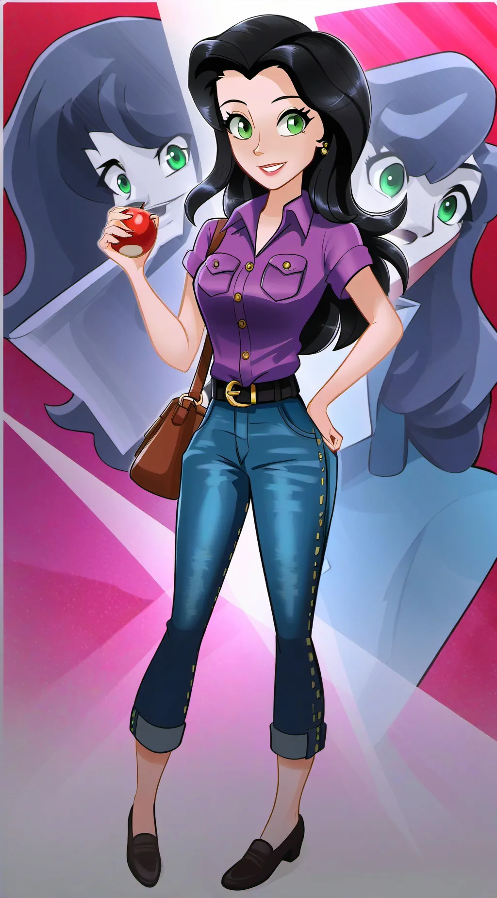 ai character: Jennifer Mendez  background