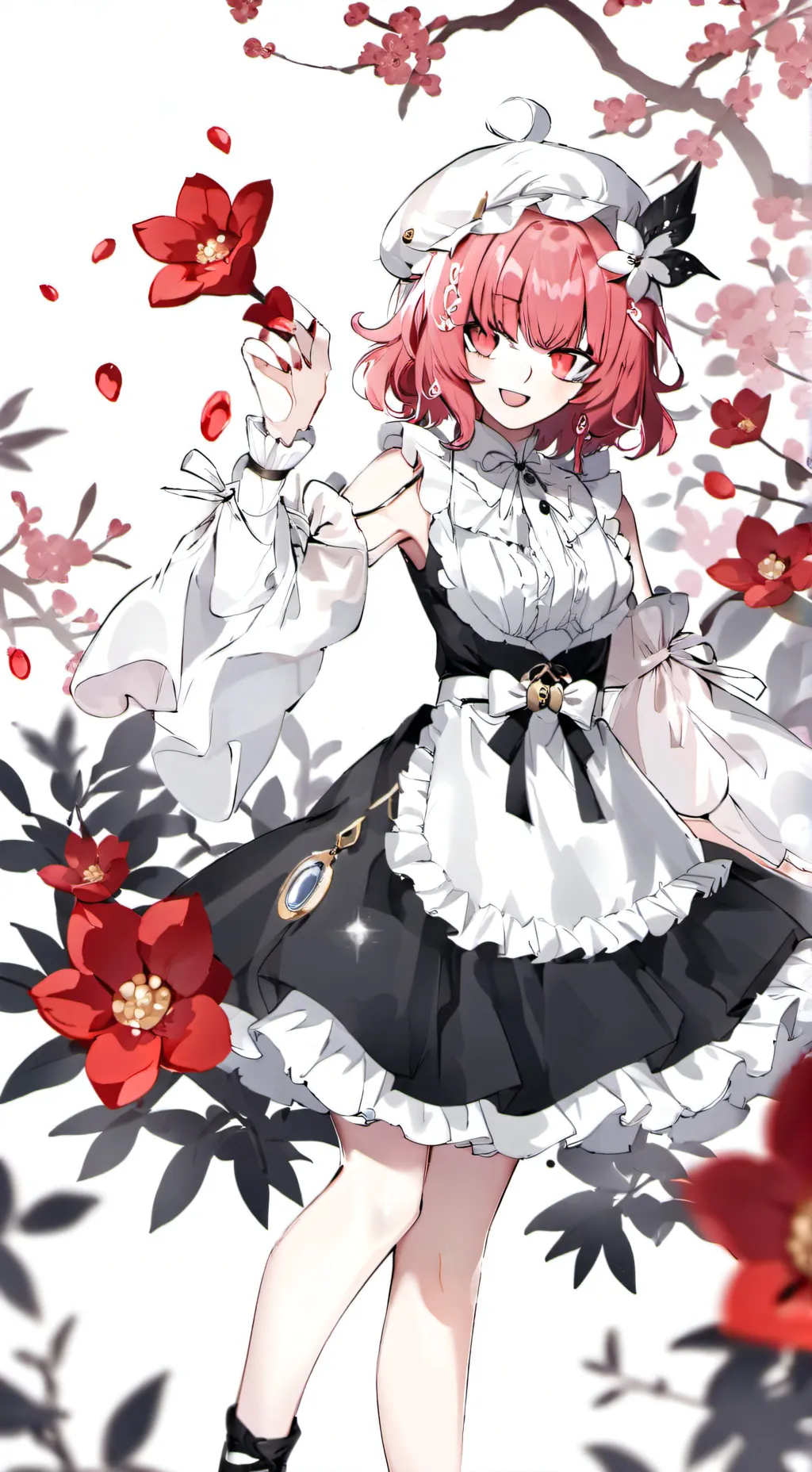 ai character: cafe background