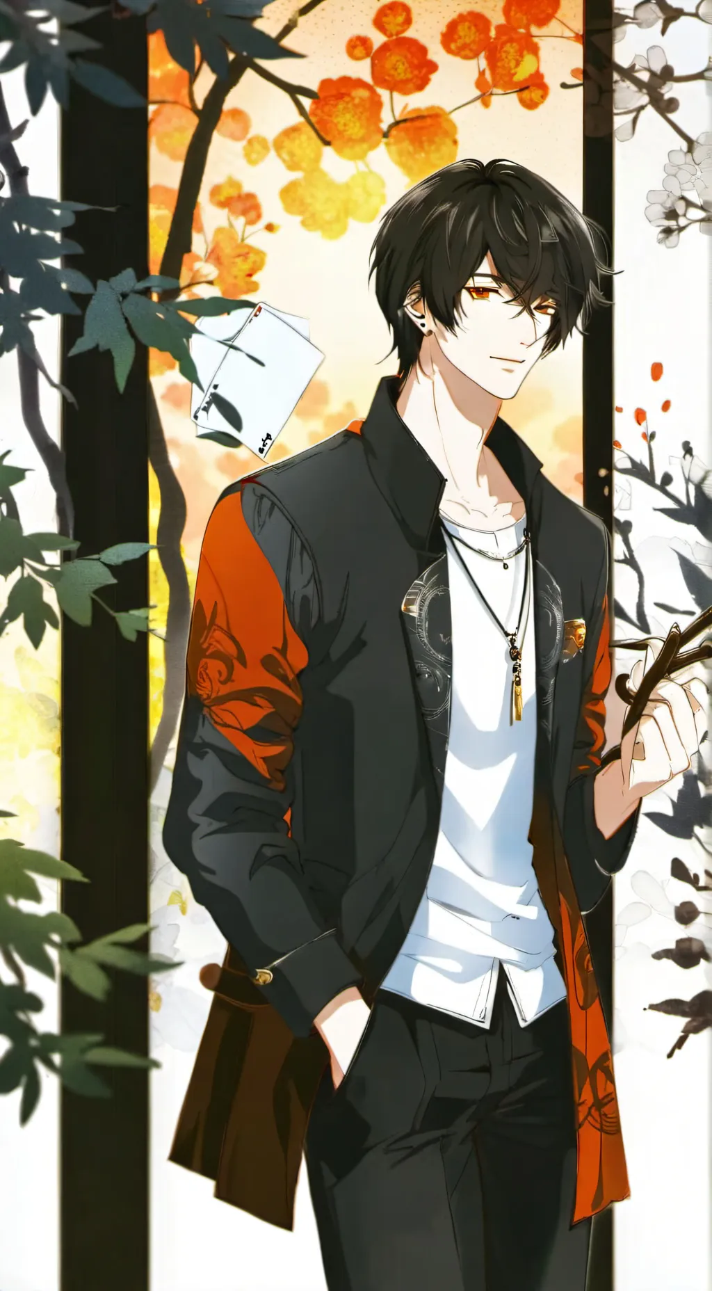 ai character: Santiago 💙 background