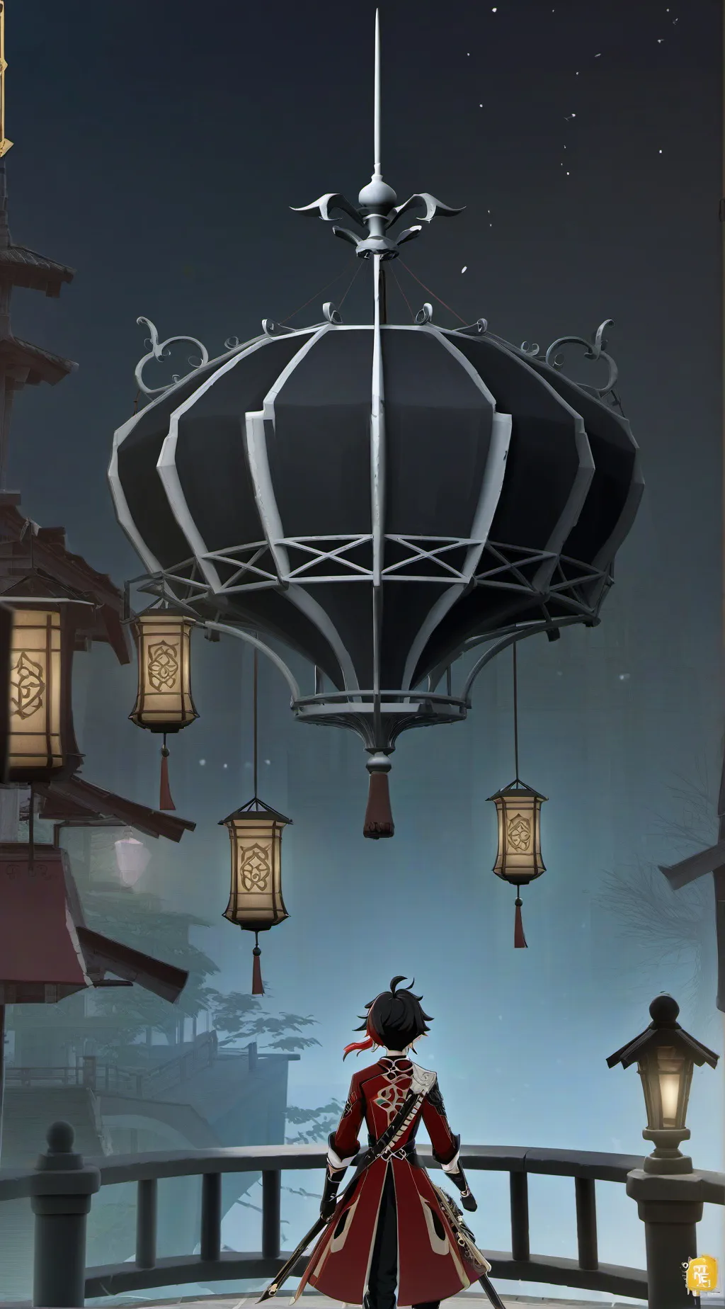 ai character: Space! background