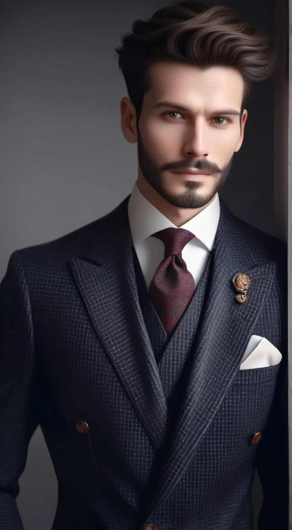 ai character: man background