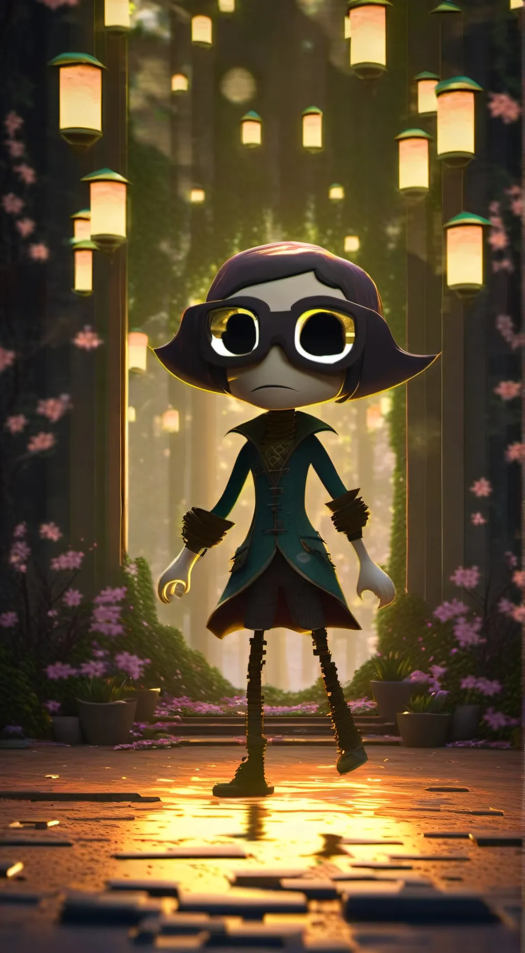 ai character: murder drones  background