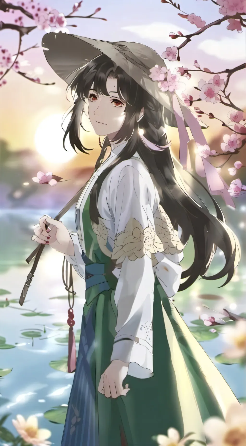 ai character: telinia selaïka background