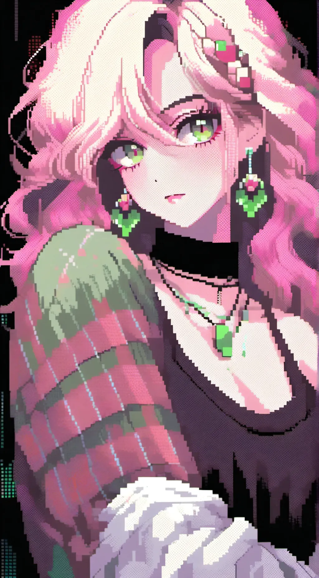 ai character: mha color  corona  background