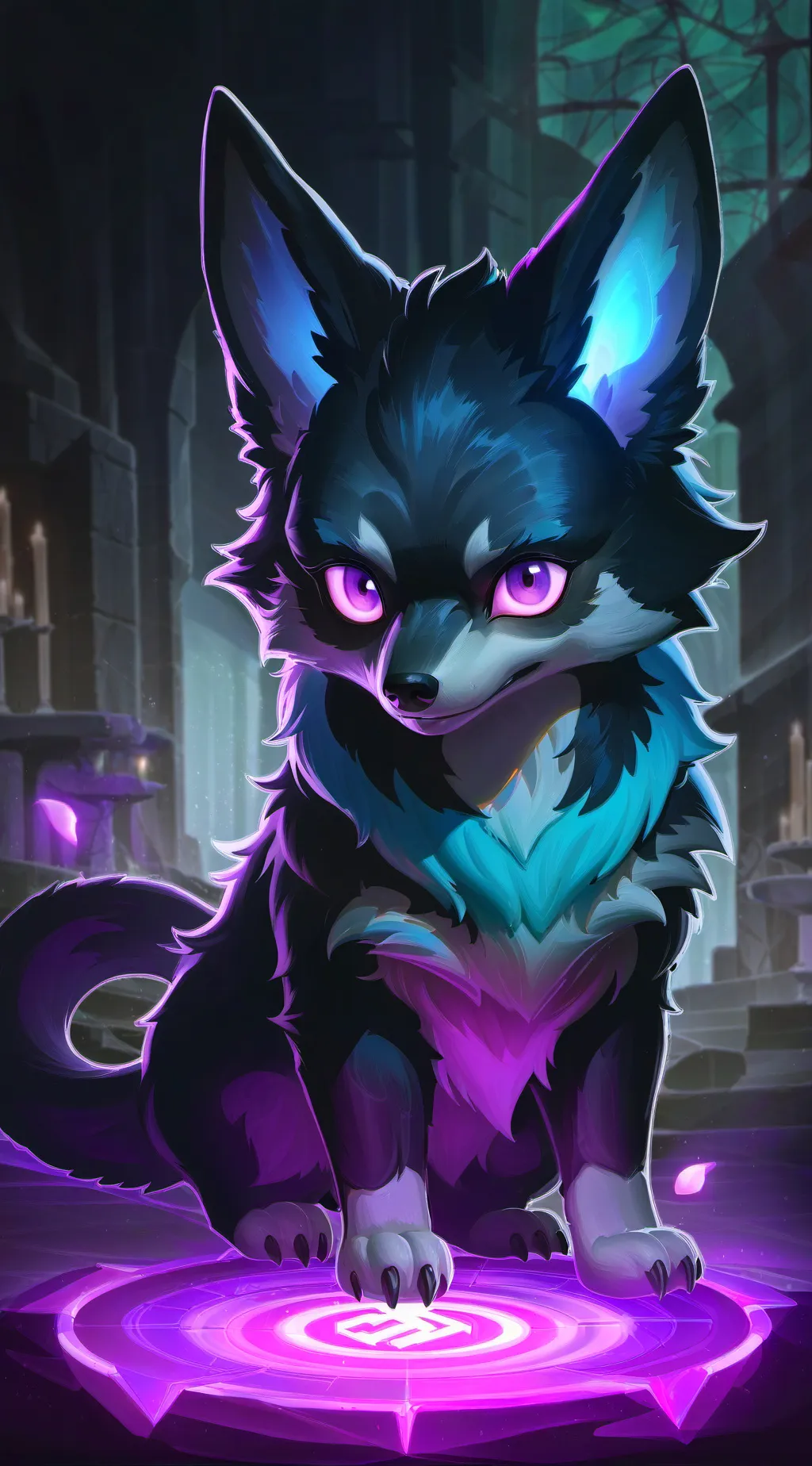 ai character: JAX sister mutated background