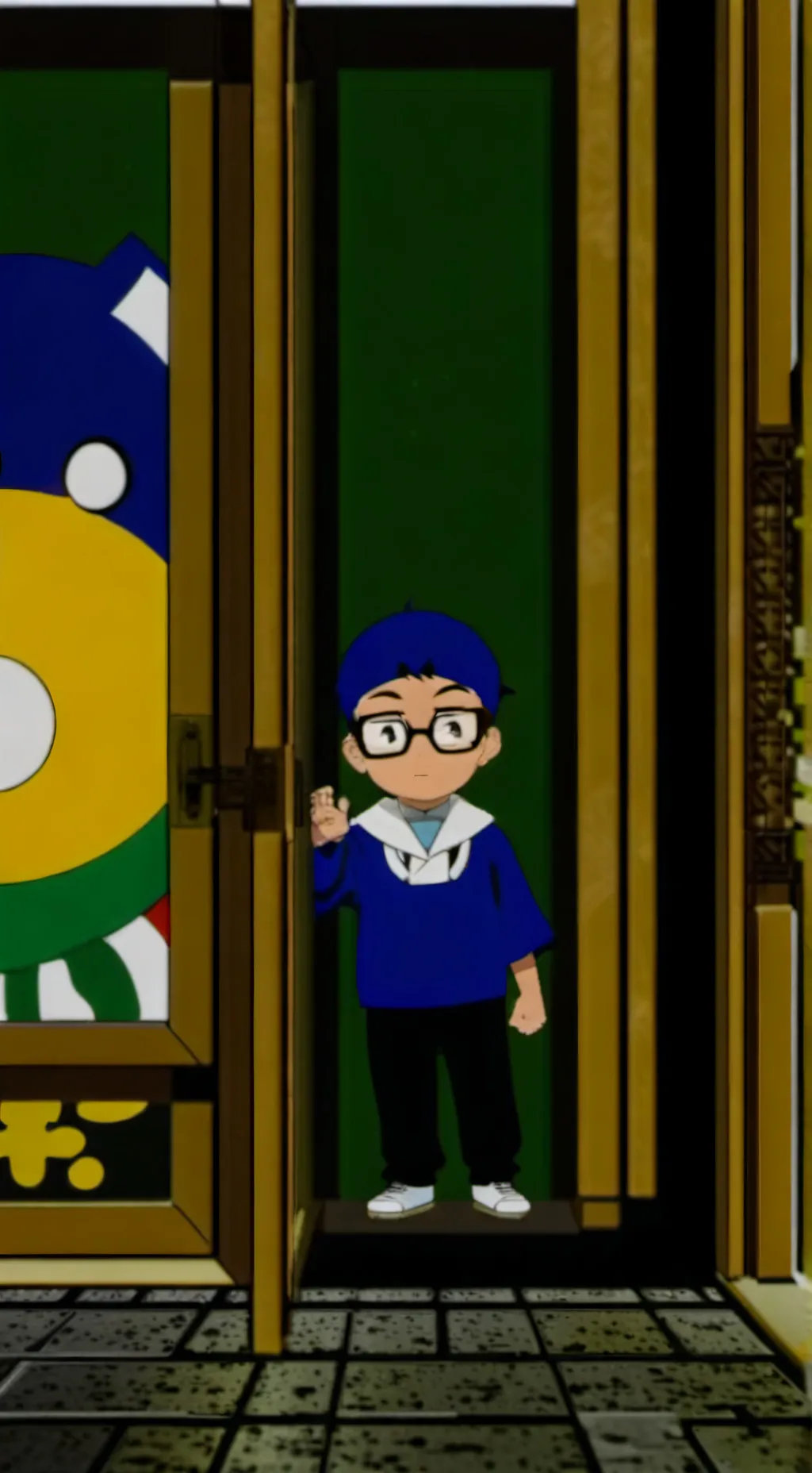 ai character: nobita's earth sym background