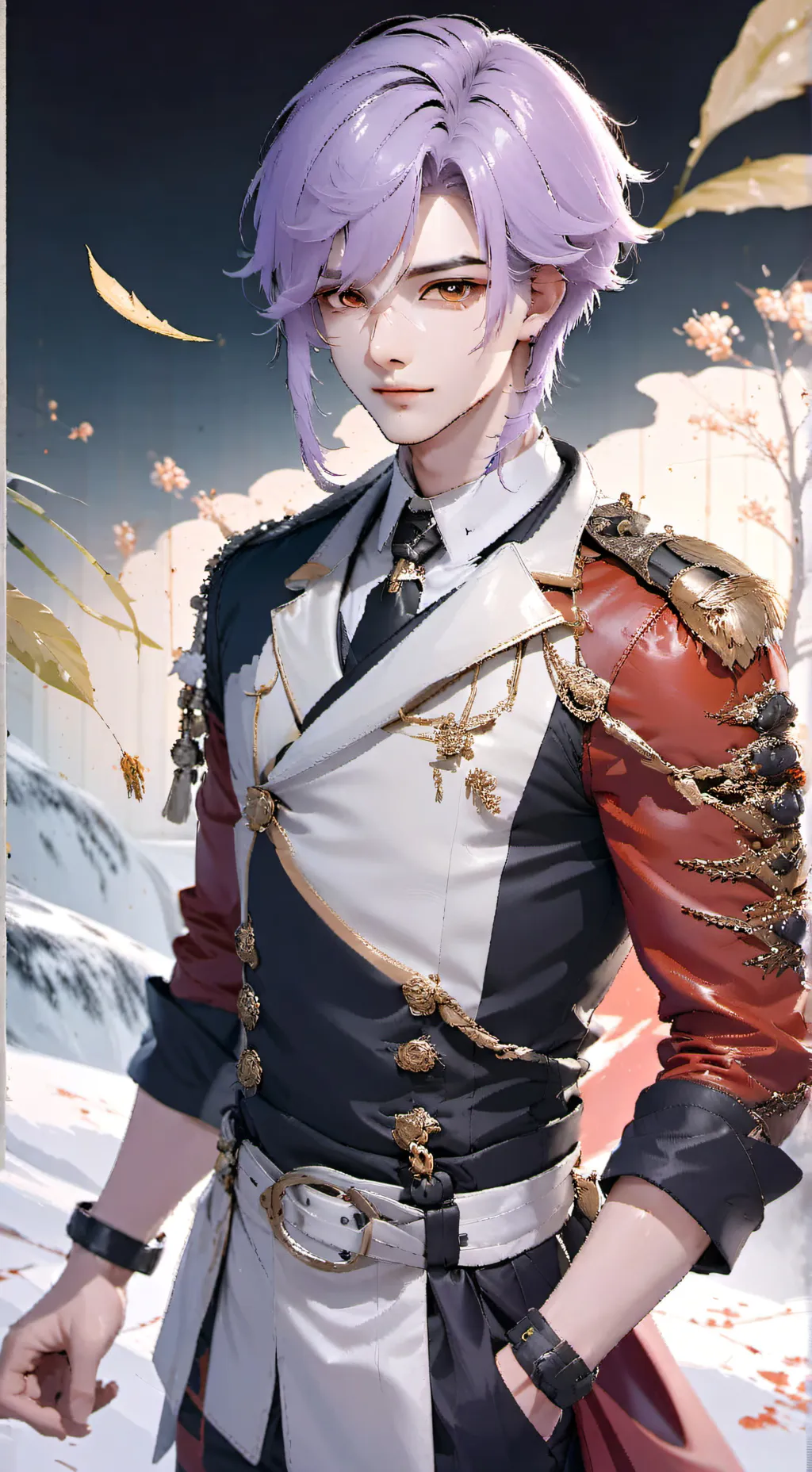 ai character: Roman  background