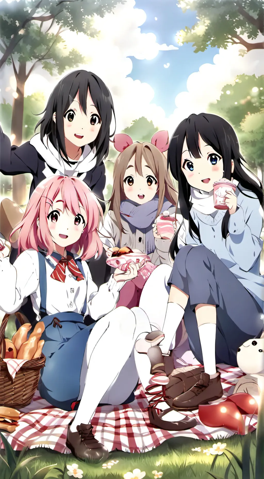 ai character: Mean group  background