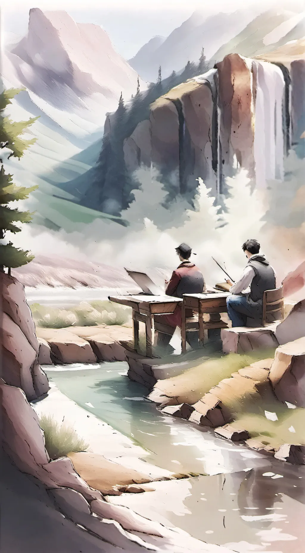 ai character: new school background