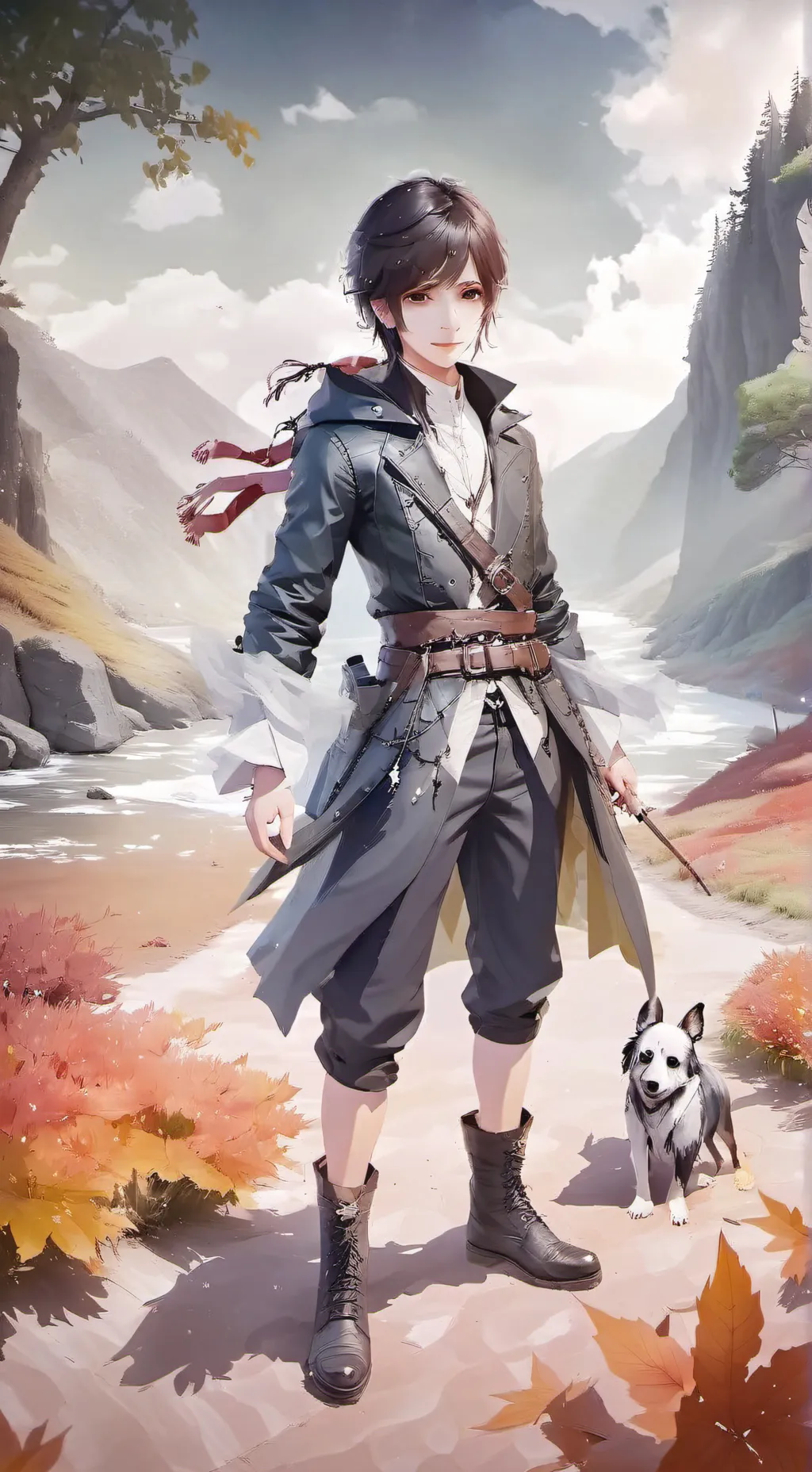 ai character: Good websites. background