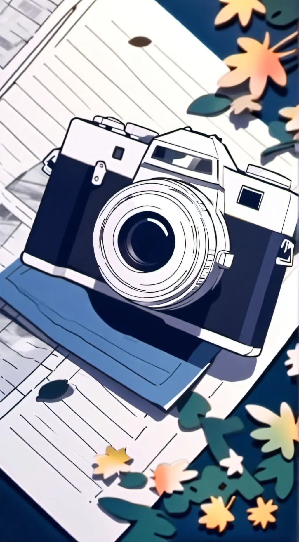 ai character: titen cameraman  background