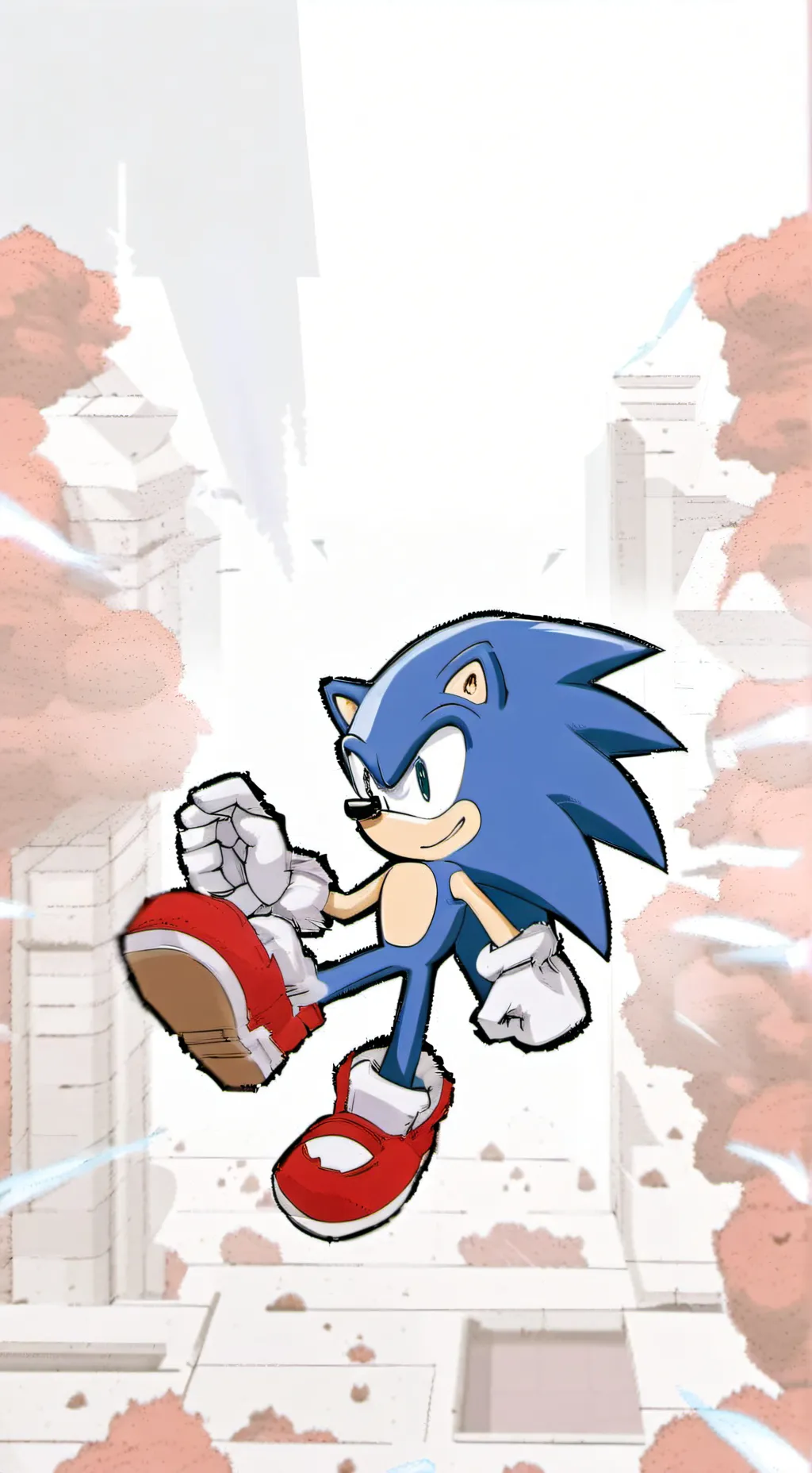 ai character: sonic the hedgehog background
