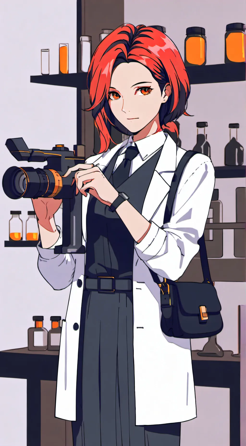 ai character: Учëная SCP background