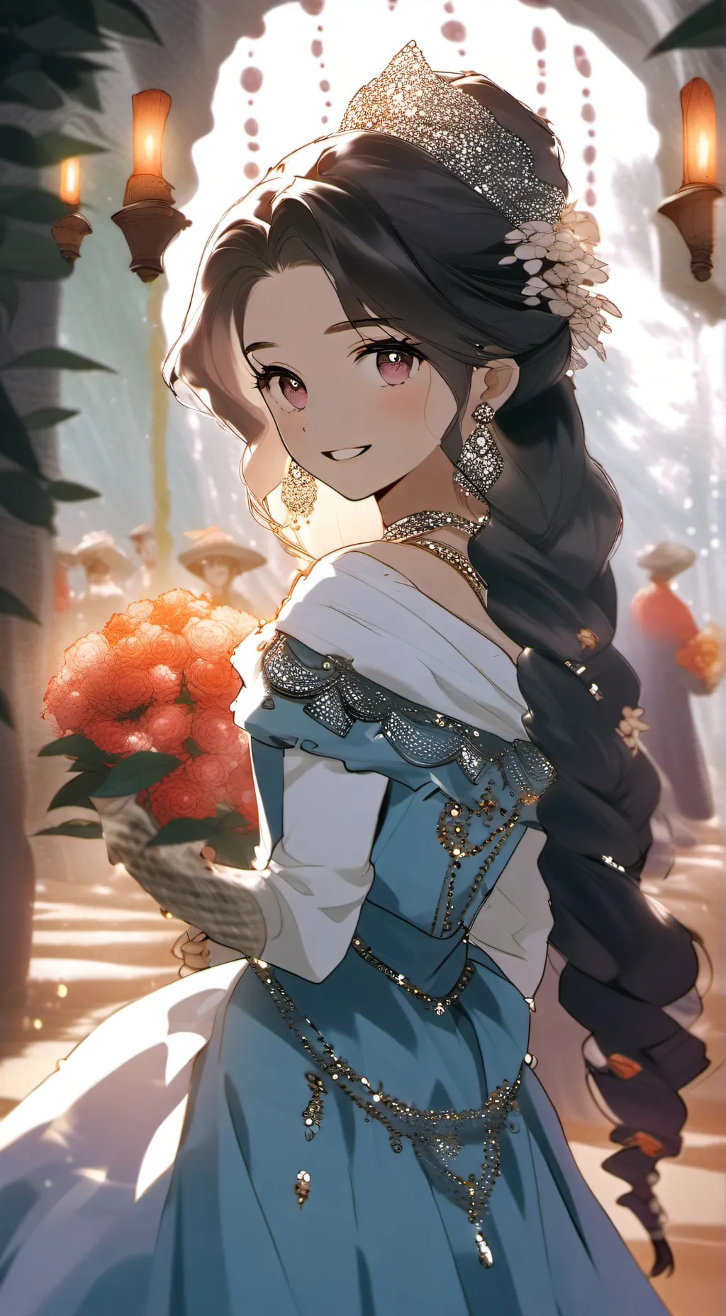 ai character: la princesa  background