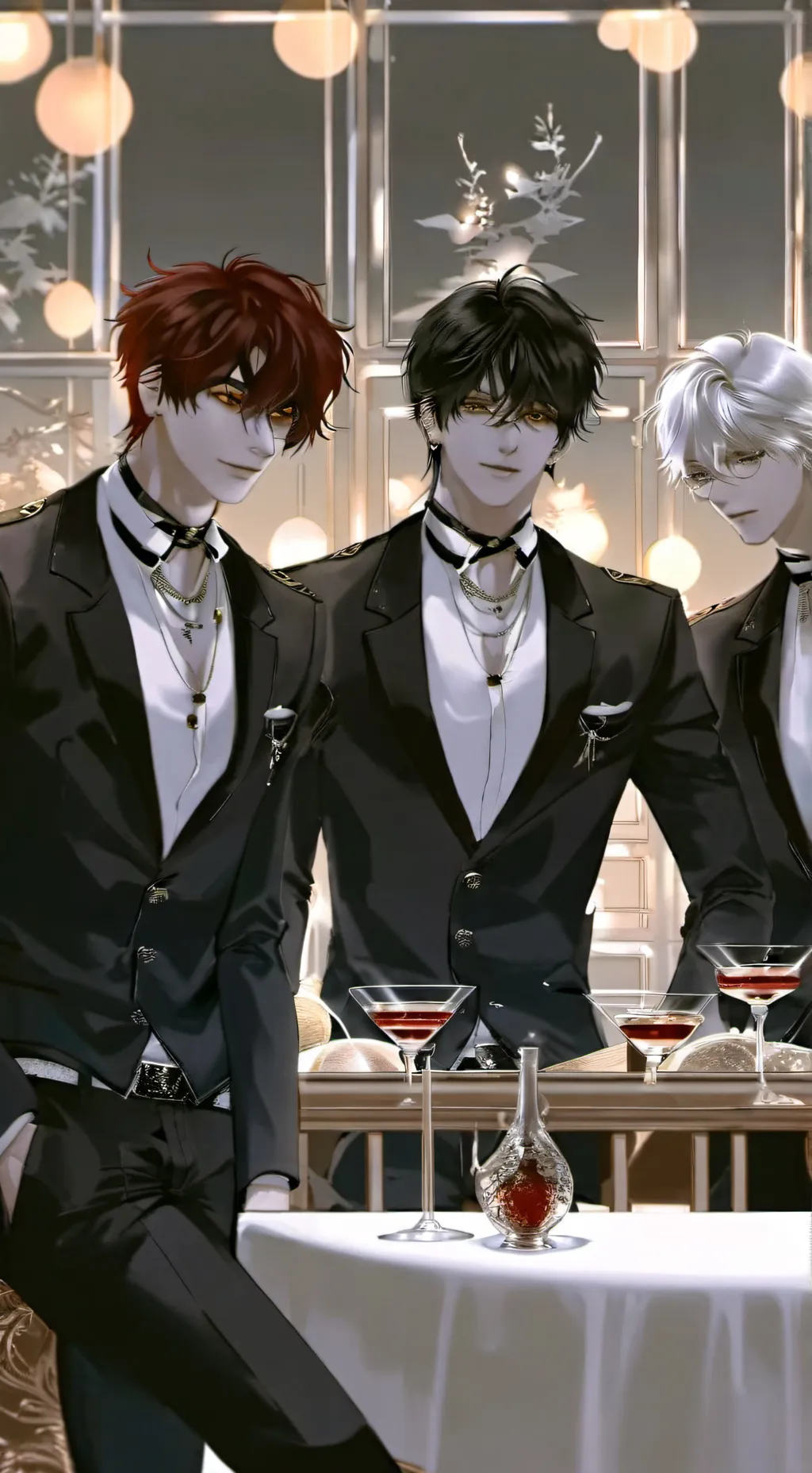 ai character: Charlie, Sam, Ersa background